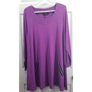 Handberg Tunic Top Purple Size XL